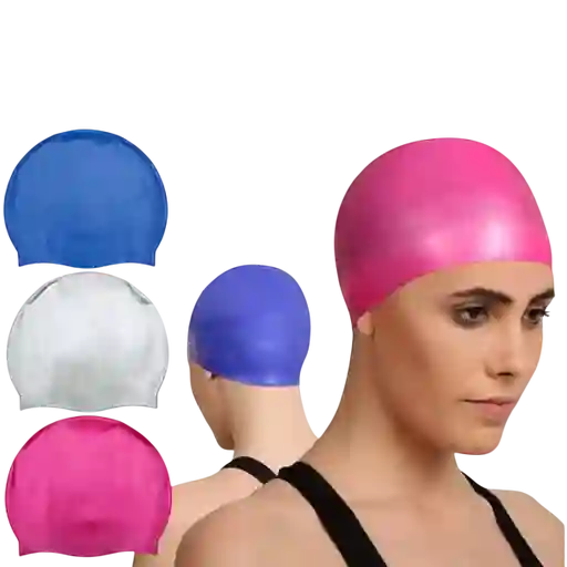 Gorro Natacion De Silicona Colores Surtidos Adulto 14+