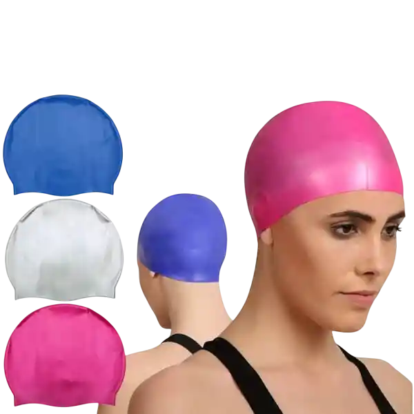 Gorro Natacion De Silicona Colores Surtidos Adulto 14+