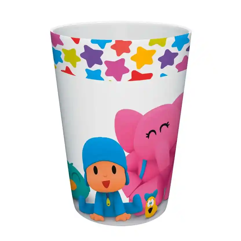 Set Vajilla Infantil De Melamina Pocoyó X 2 Piezas