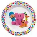 Set Vajilla Infantil De Melamina Pocoyó X 2 Piezas