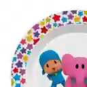 Set Vajilla Infantil De Melamina Pocoyó X 2 Piezas
