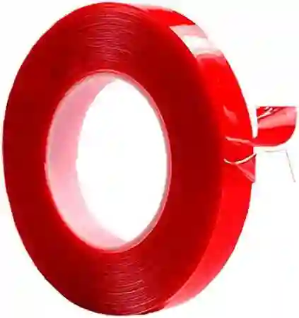 Cinta Doble Faz 12 Mm X 5 Mts Transparente