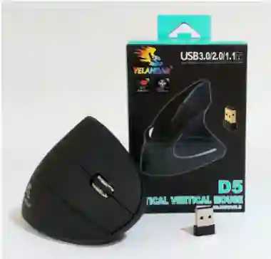 Mouse Vertical Ergonómico Inalámbrico D5