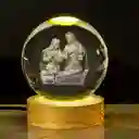 Lámpara En Bola De Cristal 3d Motivos Surtidos