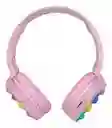 Audifonos Diadema Push Pop It Bluetooth Inalambrico Color Rosa