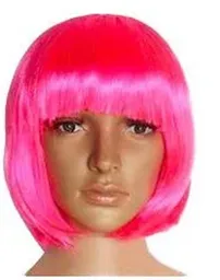 Peluca Fucsia Corta
