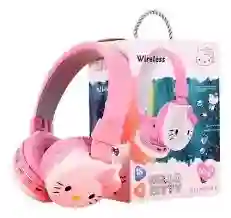 Diadema Audífonos Bluetooth Hello Kitty Inalámbrica Kr-9900