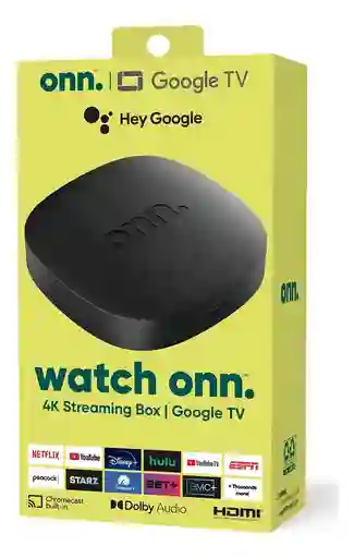Onn. Google Tv 4k () Americano Walmart Color Blanco Tipo De Control Remoto De Voz