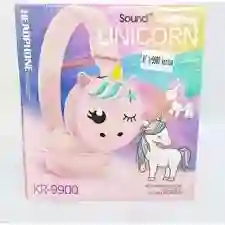 Diadema Audífonos Bluetooth Unicornio Inalámbrica Kr-9900