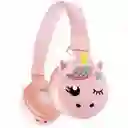 Diadema Audífonos Bluetooth Unicornio Inalámbrica Kr-9900