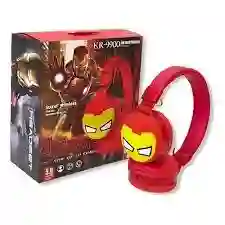 Diadema Audífonos Bluetooth Iron Man Inalámbrica Kr-9900