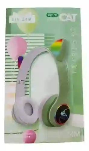 Diadema Auricular Bluetooth Radio Fm Micro Sd Luz Led Rgb