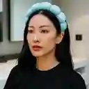 Diadema Balaca Puffy Skincare Azul Claro