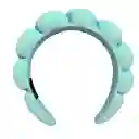 Diadema Balaca Puffy Skincare Azul Claro