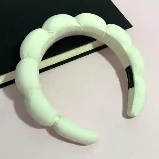Diadema Balaca Puffy Skincare Beige