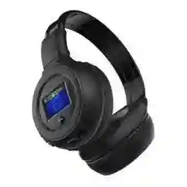 Audifonos Bluetooth Lcd Radio Fm Microsd Mp3 N65 Diadema Stereo