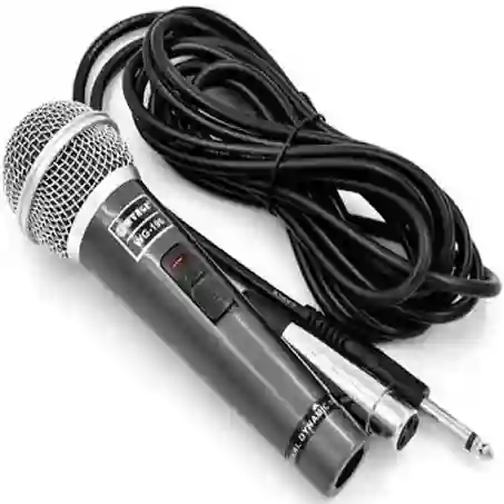 Microfono Profesional Alambrico Wvngr Alámbrico Wg-196 Cable Plug 6.3m
