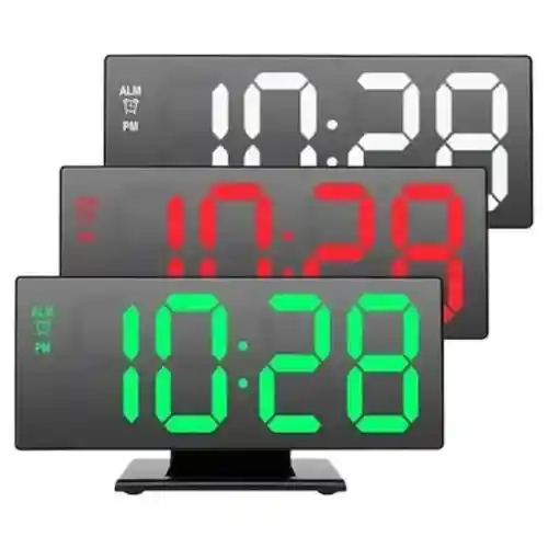 Reloj Despertador Digital Multifuncional Moderno De Mesa 2025