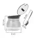 Azucarero Redondo Con Tapa Y Cuchara