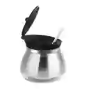 Azucarero Redondo Con Tapa Y Cuchara