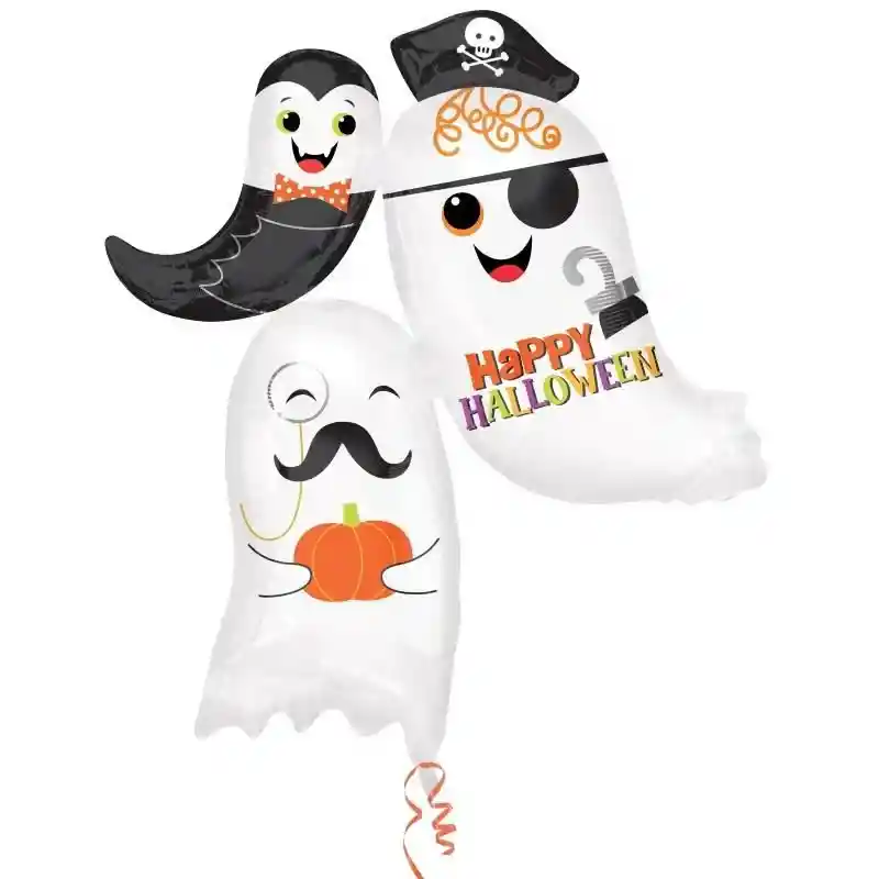 Globo Metalizado Halloween Familia Fantasma 40” X 1 Unidad