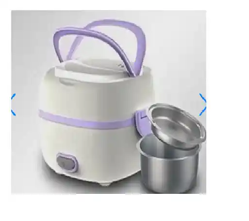 Lonchera Metálica Porta Calentadora Eléctrica De Comida