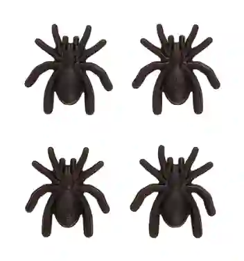 Thrills And Chills Rawhide Alternative Spiders Dog Treats 4 Count 2.8 Oz