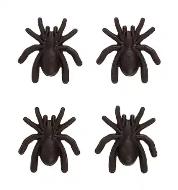 Thrills And Chills Rawhide Alternative Spiders Dog Treats 4 Count 2.8 Oz