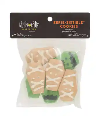 Thrills And Chills Rawhide Alternative Coffin Dog Treats 8 Count 6 Oz