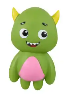 Thrills & Chills Squeaker Vinyl Alien Dog Toy (color: Green)