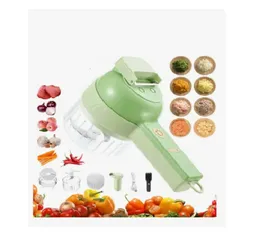 Cortador Eléctrico De Carne Y Verduras 4 En 1 Portátil