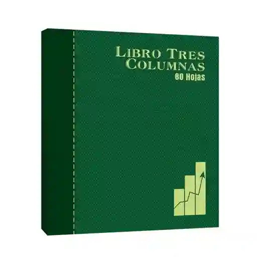 Libro De Contabilidad 3 Columnas 80 Hojas Pasta Dura 📘💼