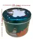 Tarro Navideño Redondo 10x10 Cms Modelo 1 (6 Unds Disponibles)
