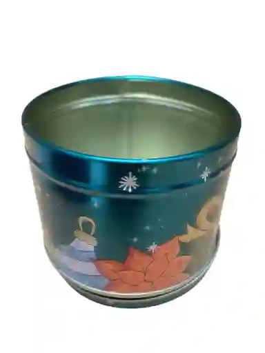 Tarro Navideño Redondo 10x10 Cms Modelo 1 (6 Unds Disponibles)