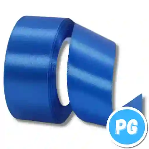 Cinta Tela 4cm X30 Metros Azul Rey