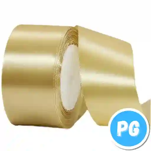 Cinta Tela 4cm X30 Metros Dorado