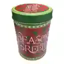 Tarros Navideños Redondos Seasons, 9 Cms X 13 Cms (4 Unds Disponibles)