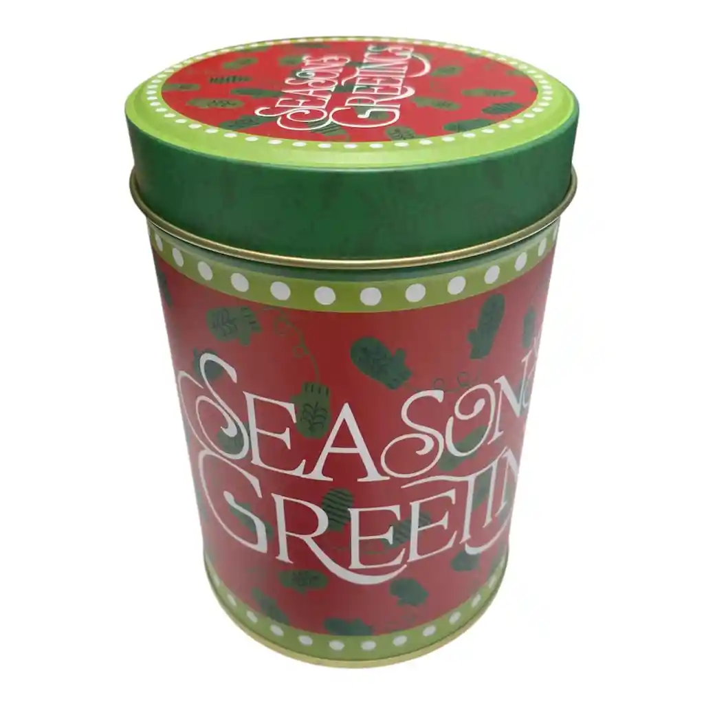 Tarros Navideños Redondos Seasons, 9 Cms X 13 Cms (4 Unds Disponibles)