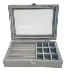 Joyero Caja Exhibición Estuche Organizador De Joyas Ld-1016