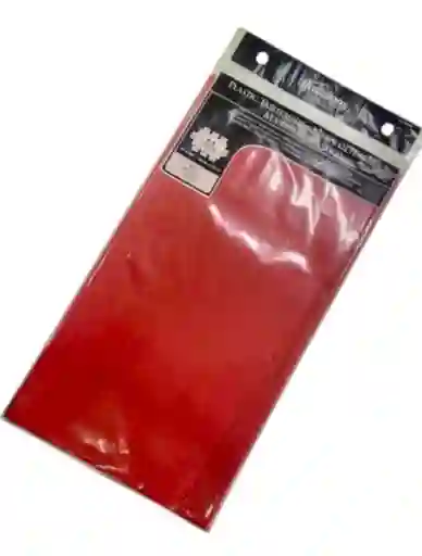 Mantel Rojo Plástico Rectangular (137 Cms X 274 Cms )