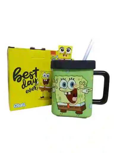 Mug Taza Pocillo Vaso Ceramica Motivo Bob Esponja