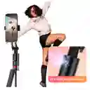 Trípode/palo Selfie/estabilizador Con Seguimiento De Movimiento Ia 3 En 1 De 1.80 Cm