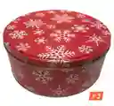 Tarros Navideños Redondos 16x6.5 Cms (6 Unds Disponibles)