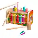 Juguete Estimulación Martillo En Madera Multifuncional León