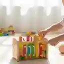 Juguete Estimulación Martillo En Madera Multifuncional León