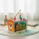 Juguete Estimulación Martillo En Madera Multifuncional León