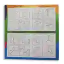 Geoplano Tabla Matemática Multiusos Doble Cara (cuadrado Y Circular) Con Accesorios 📏🔵✨