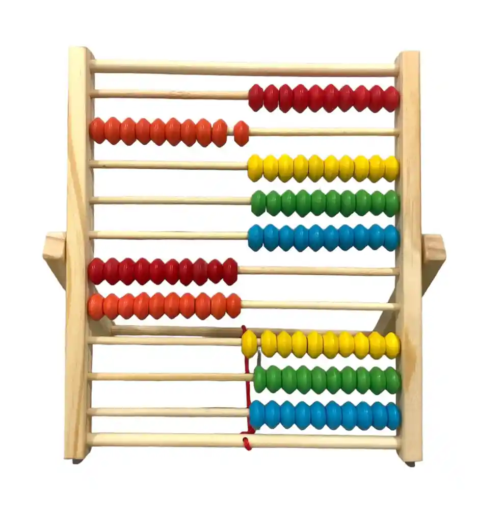 Ábaco De Madera Didáctico – Juego Educativo Para Niños