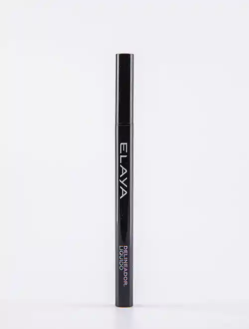 🖤 Delineador Líquido Plumón Elaya Beauty – Negro Intenso, Waterproof Y De Larga Duración