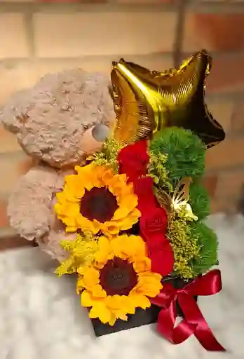 Box Girasol Y Rosas